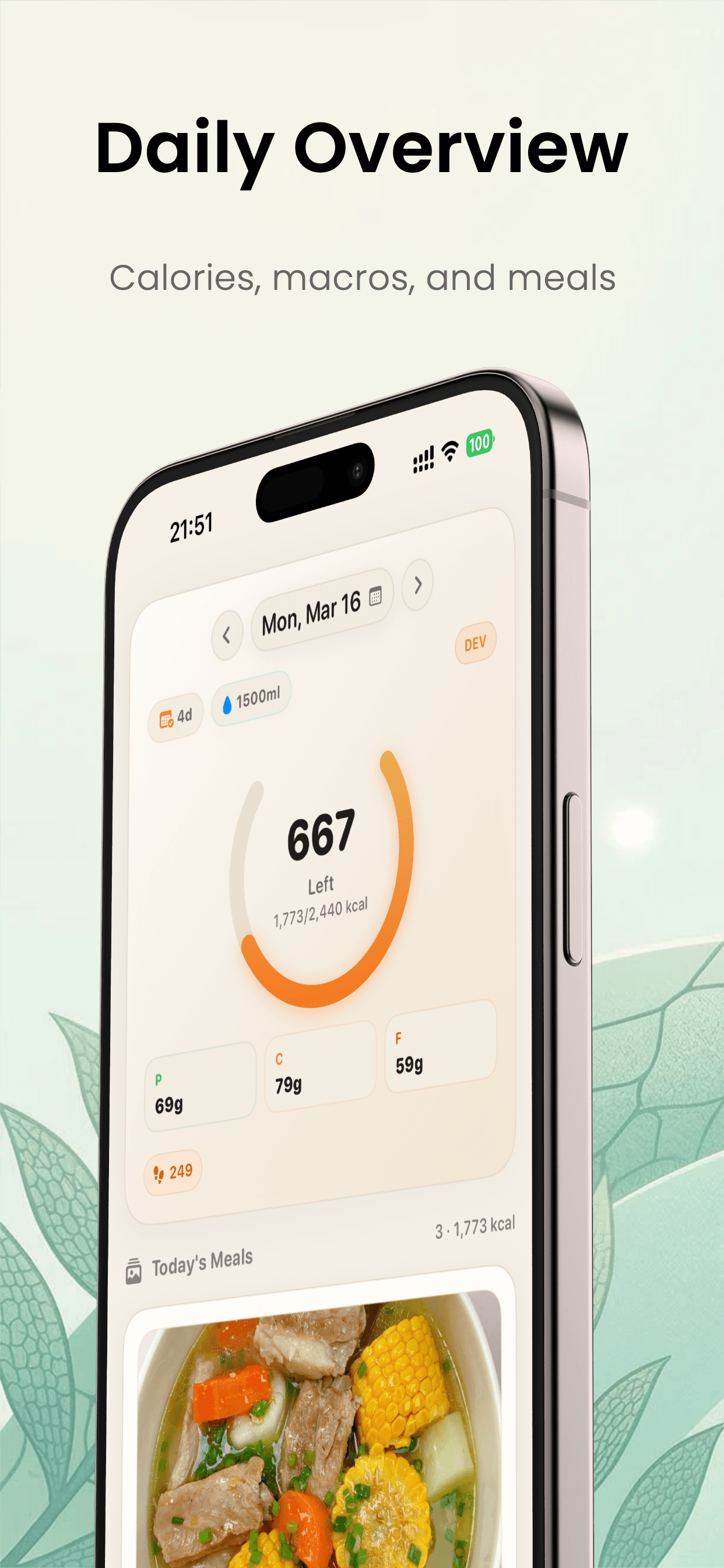 Kacha 每日概览截图